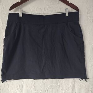 Columbia Sportswear Womens XL Side Pocket Active Wear Mini Skort Skirt Blue